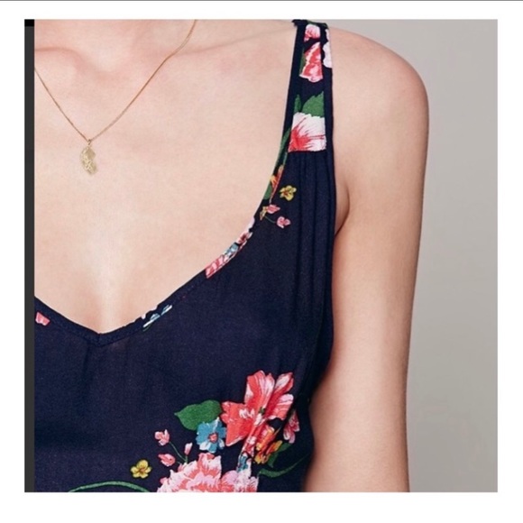 Intimately Free People Blue Floral Maxi Dress - Picture 2 of 11